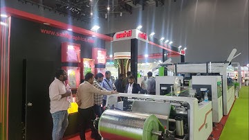 Leader Fully Automatic Non Woven Box Bag Making Machine with Inline Handle | Nonwoven Tech Asia 2023