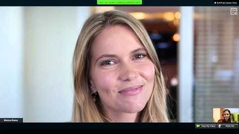 WebEx Meeting Center: Display Live Video (WBS30) & CiscoCN