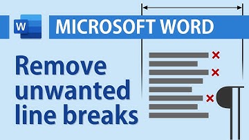 How to remove unwanted paragraphs and line breaks in Microsoft Word