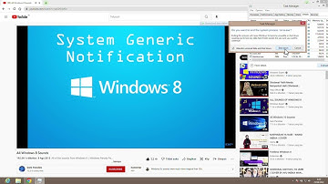 System Generic Notification Has Crash Windows 8