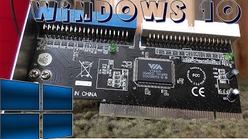 15 Jahre alter IDE Controller VT6410 unter Windows 10 | Laufwerktest, Treiber finden & installieren