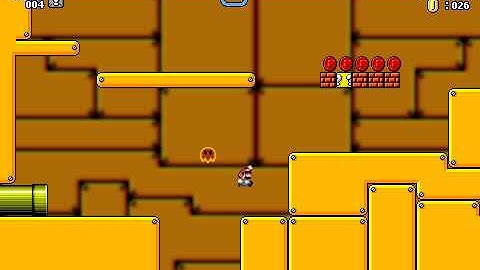 Super Mario World Flash walkthrough 1-2