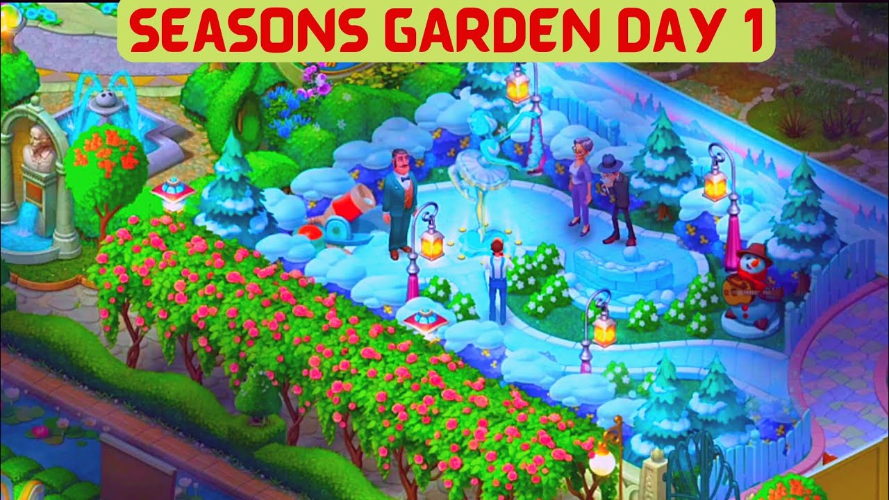 Gardenscapes Restore Seasons Garden — Day 1 │Charles Stevens Garden