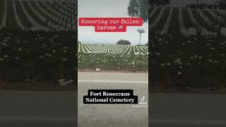 Honoring our fallen soldiers. 🇺🇸 #memorialday #veterans #fallenheroes #usmilitary #sandiego