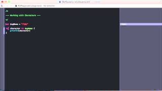Celebrity 32. Working With Characters | Swift Course on Udemy Wealth