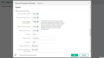 How to configure HPE 3PAR Service Processor 5.0.5 Parameters – Auto-download and Tips