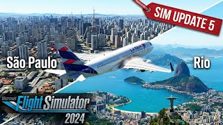 FS2024 Sim Update 5 | São Paulo - Rio | A319 FENIX