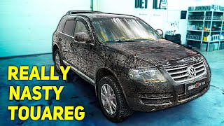 Detailing and deep cleaning a dusty old VW Touareg