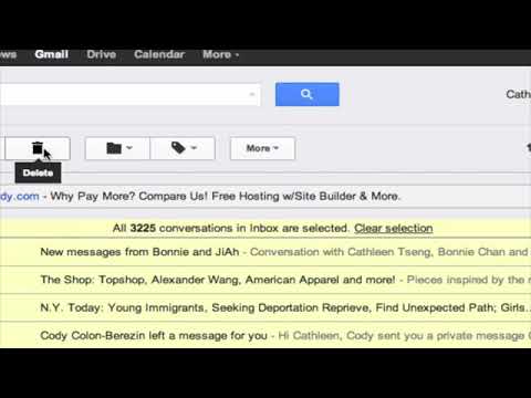 How to Delete All Gmail at Once - YouTube