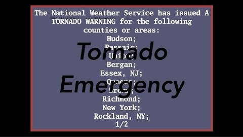EAS Mock: Tornado Emergency for New York City [v2]