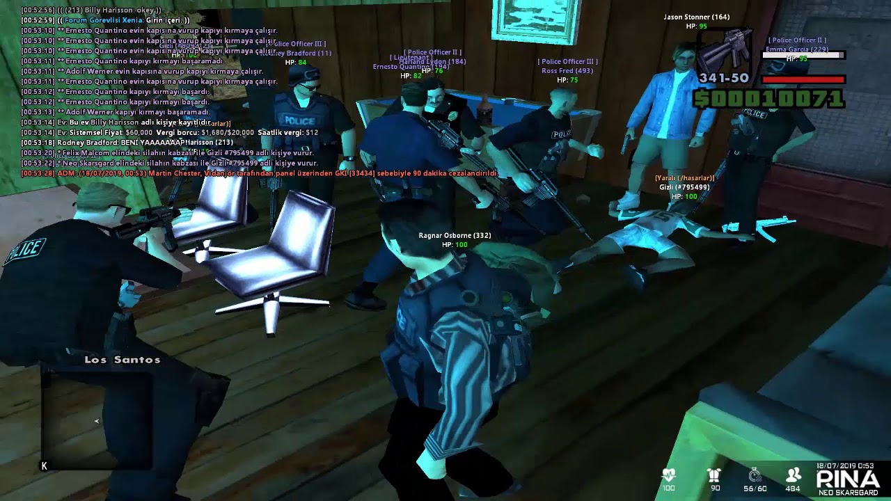 [SA-MP] Rina Roleplay - dumanlı kafalar ıssız geceler