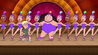 Мульт The Radio City Rockette with too big shoes
