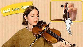 Auld Lang Syne // Easy Violin Tutorial