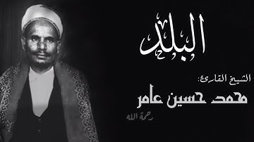 الشيخ محمد حسين عامر سورة البلد