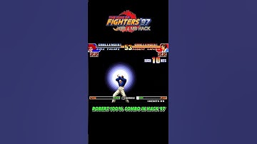 kof97 hack 🔥 robert 100% combo hack 97 🔥 | #youtube #shorts #kof97 #kof #kof97hack #arcade #neogeo
