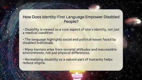 How Does Identity-First Language Empower Disabled People? - Your Disabled Truth