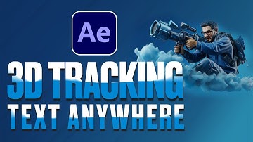 How to Track  3D TEXT ANYWHERE in Video Clip | Adobe After Effects Tutorial | Any Motion Pro