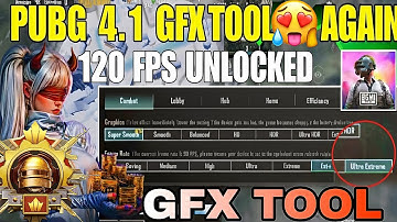 PUBG Mobile & BGMI 4.1 UPDATE 🔥 Unlock 120 FPS & NO LAG with Best GFX Tool (2025) #GfxGamerLab