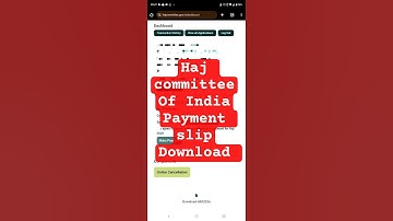 Haj 2026 | Payment slip download #hajj2026 #hajcommittee #haj2026