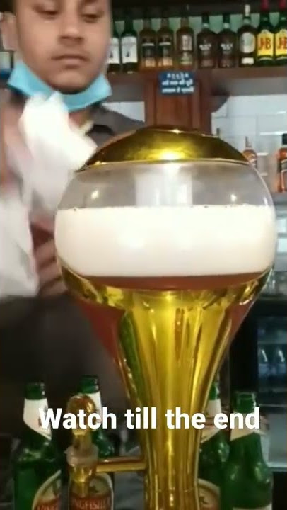 Beer tower enjoy all of you #beer #cocktailkt #ytshort