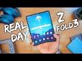 Samsung Galaxy Z Fold 3 - REAL Day in the Life Review!