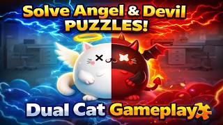 Dual Cat: How to Solve Every Tricky Stage! 🐱 (Part 1 Gameplay)