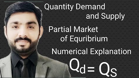 Economics lecture Partical Market Equilibrium lecture by Sir Tahir Urdu & Hindi
