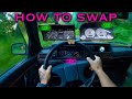 How to swap a Mk3 Cluster into a MK2 Dash