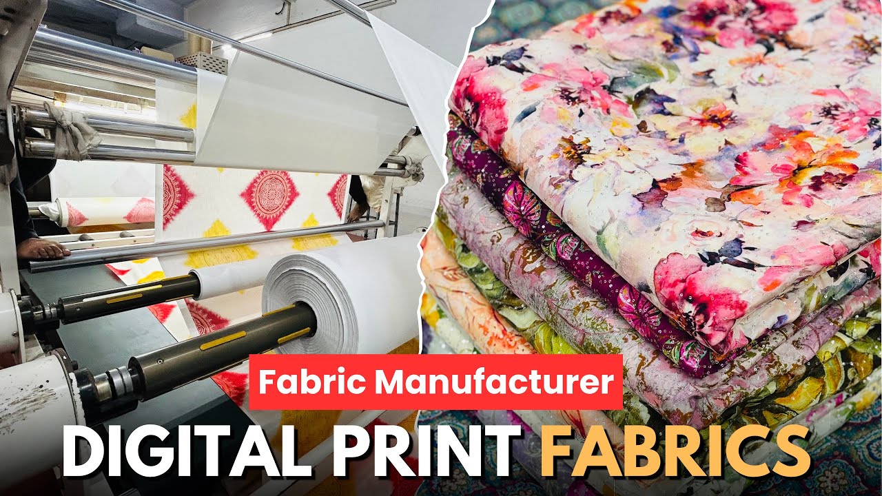 सीधा कपड़ा फैक्ट्री से | FABRIC WHOLESALE MARKET SURAT | DIGITAL PRINT FABRIC MANUFACTURER | COTTON