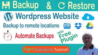 How to Backup & Restore a WordPress Website with a free plugin