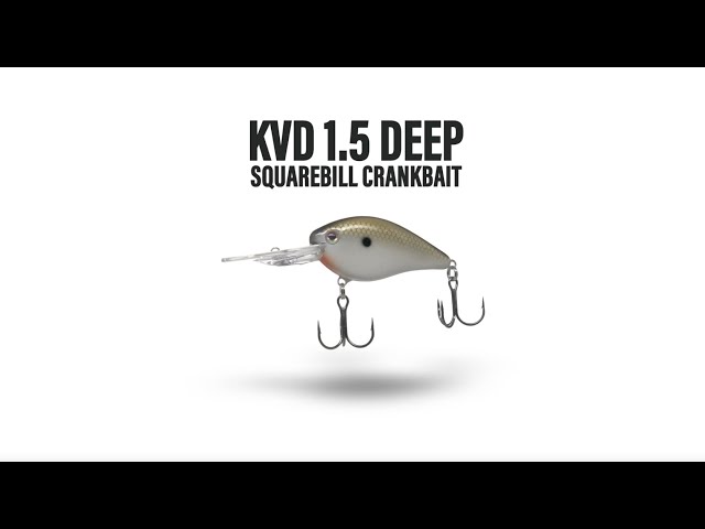 Strike King KVD 1.5 Deep Squarebill Crankbait - Product Features 