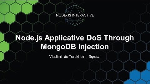 Node.js Applicative DoS Through MongoDB Injection