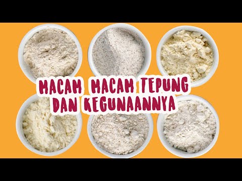 PAKAI TEPUNG INI BIKIN KUE JADI BERHASIL ! Perbedaan dan Kegunaan Macam Macam Tepung !