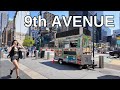 New york city walking tour 4k  9th avenue