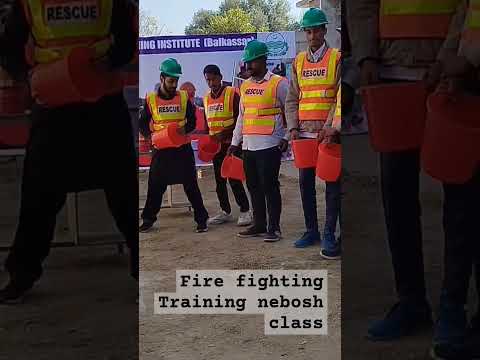 Fire fighting training for nebosh class #youtubeshorts #nebosh #neboshopenbookexam #neboshcourse
