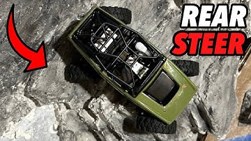 SCX24 REAR STEER! | How to install rear steer on your SCX24 for FREE!