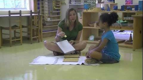 Montessori Elementary Math Lesson: Multiplication Bead Board