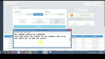 New Bitsler script 21 OCT 2017 Script That Allow You Withdraw 2 1 BTC