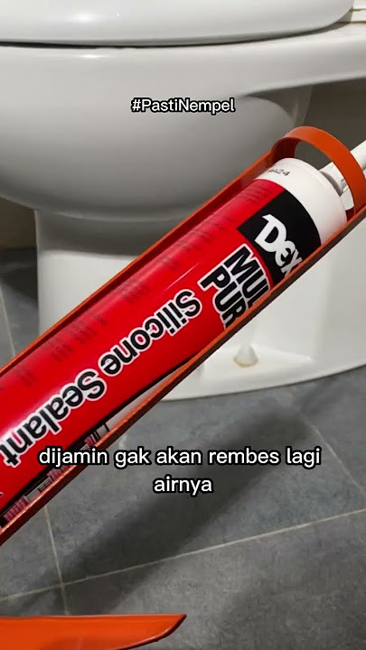 Kalian pake dextone multipurpose sealant ini ya untuk selamatin toilet kalian dari bau! #pastinempel