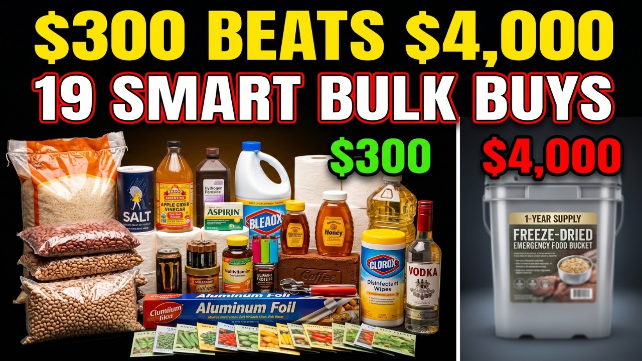 Prepper Sales Top 19 Survival Buys Every Smart Prepper Stockpiles in Bulk - YouTube