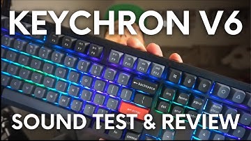 The Keychron V6 is my favorite keyboard!