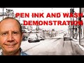 Pen, Ink, and brush demonstration.  Develop drawing skills, understanding tones, and reduce fiddling