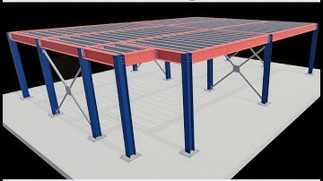 MEZZANINE   TEKLA STRUCTURES