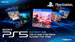 PS5 PlayStation 5  Carousel System Interface - CONCEPT DESIGN VR4Player