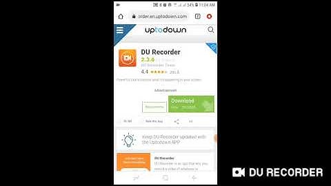 How to download du recorder on your Android device.
