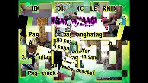 Booy Elementary School- Modular Distance Learning