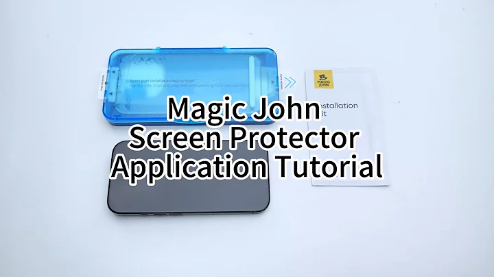 MAGIC JOHN Phone Screen Protector Application Tutorial