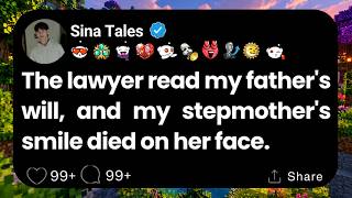 The lawyer read my father's will, and my stepmother's smile died on her face...