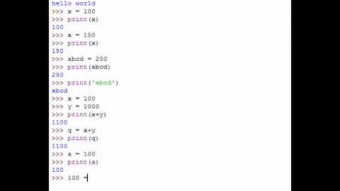 python3 tutorial part 2: variables