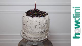 How to Make a Cookies &amp; Cream Cake: Howdini Cakes